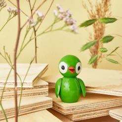 Spring Copenhagen Grateful Green fuglefigur i tre