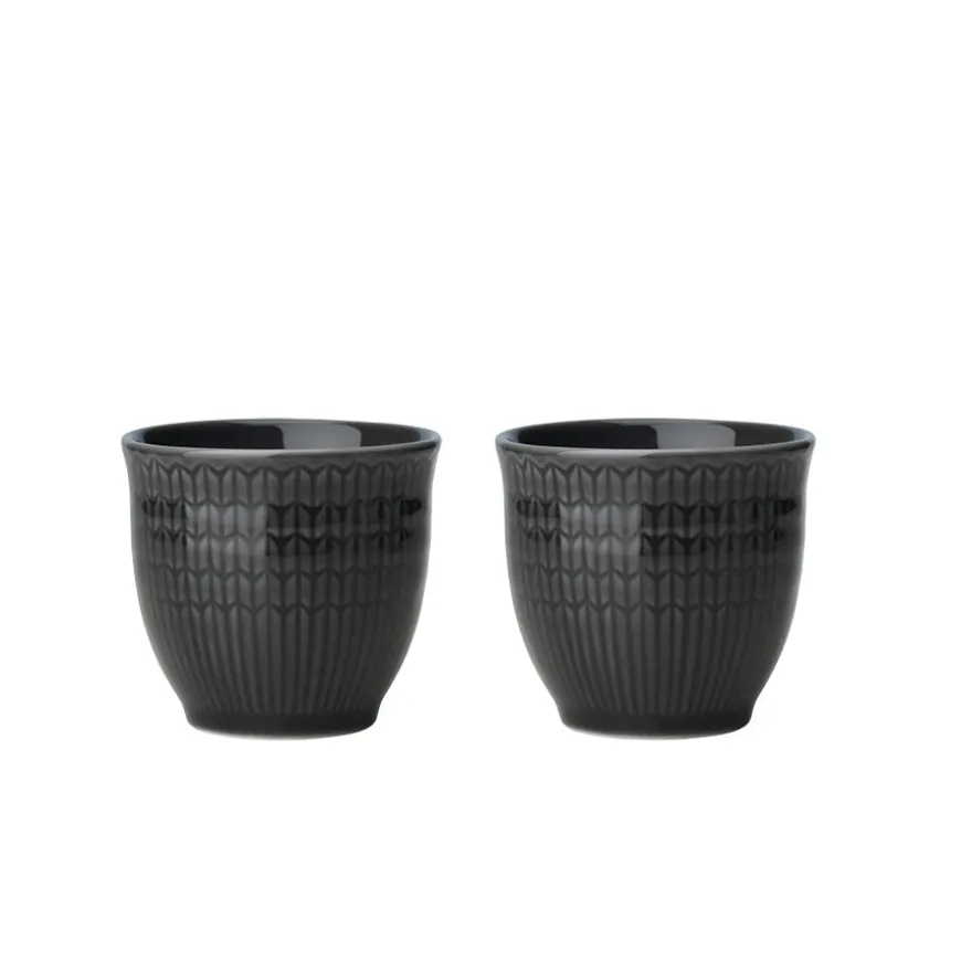 Swedish Grace Eggeglass 4cl Grå/Sten 2pk