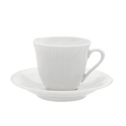 Swedish Grace Kaffekopp 16cl & Skål Snø/Hvit