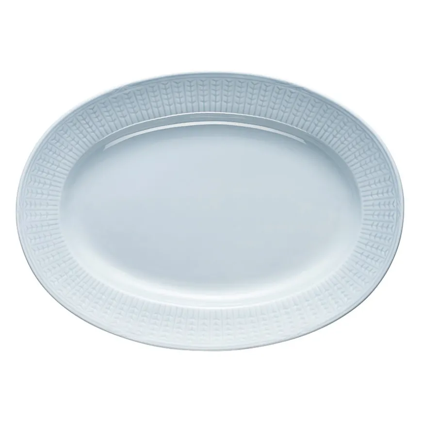 Swedish Grace Ovalt Serveringsfat 32cm Is/Grå