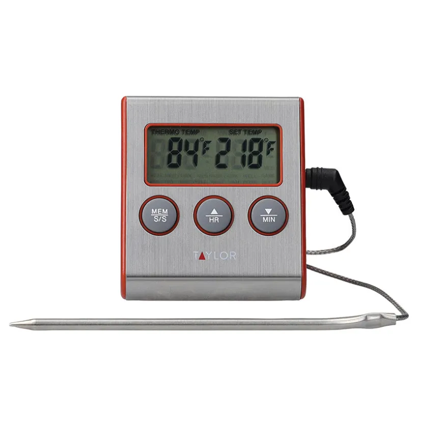 Taylor Digitalt Termometer m/Sonde Rustfritt Stål