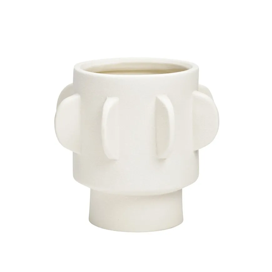 Vase Porselen Hvit 14 cm