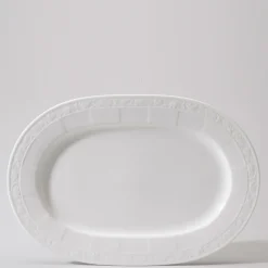 Villeroy & Boch White Pearl Ovalt Fat 35cm