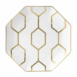 Wedgwood Arris asjett Oktagonal 23cm hvit