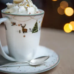 Wik & Walsøe Julemorgen Girlander Skål Til Krus 30cl