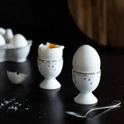 Wik & Walsøe Julemorgen Girlander Eggeglass 2pk