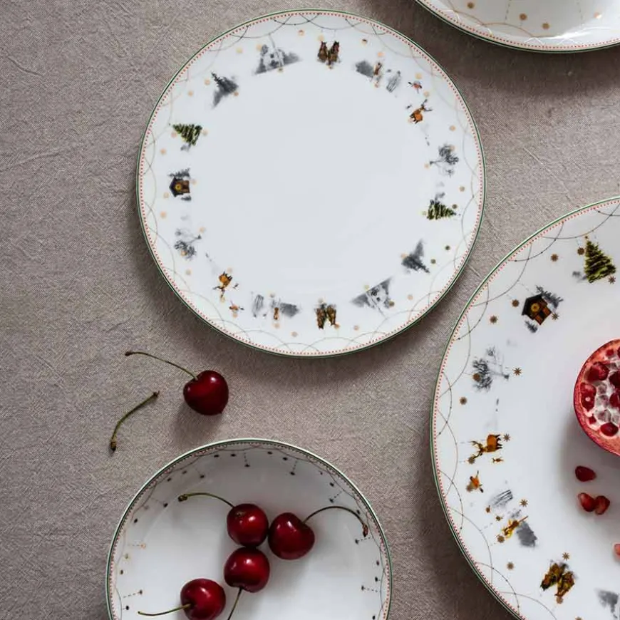 Wik & Walsøe Julemorgen Story Tallerken 25cm 2pk